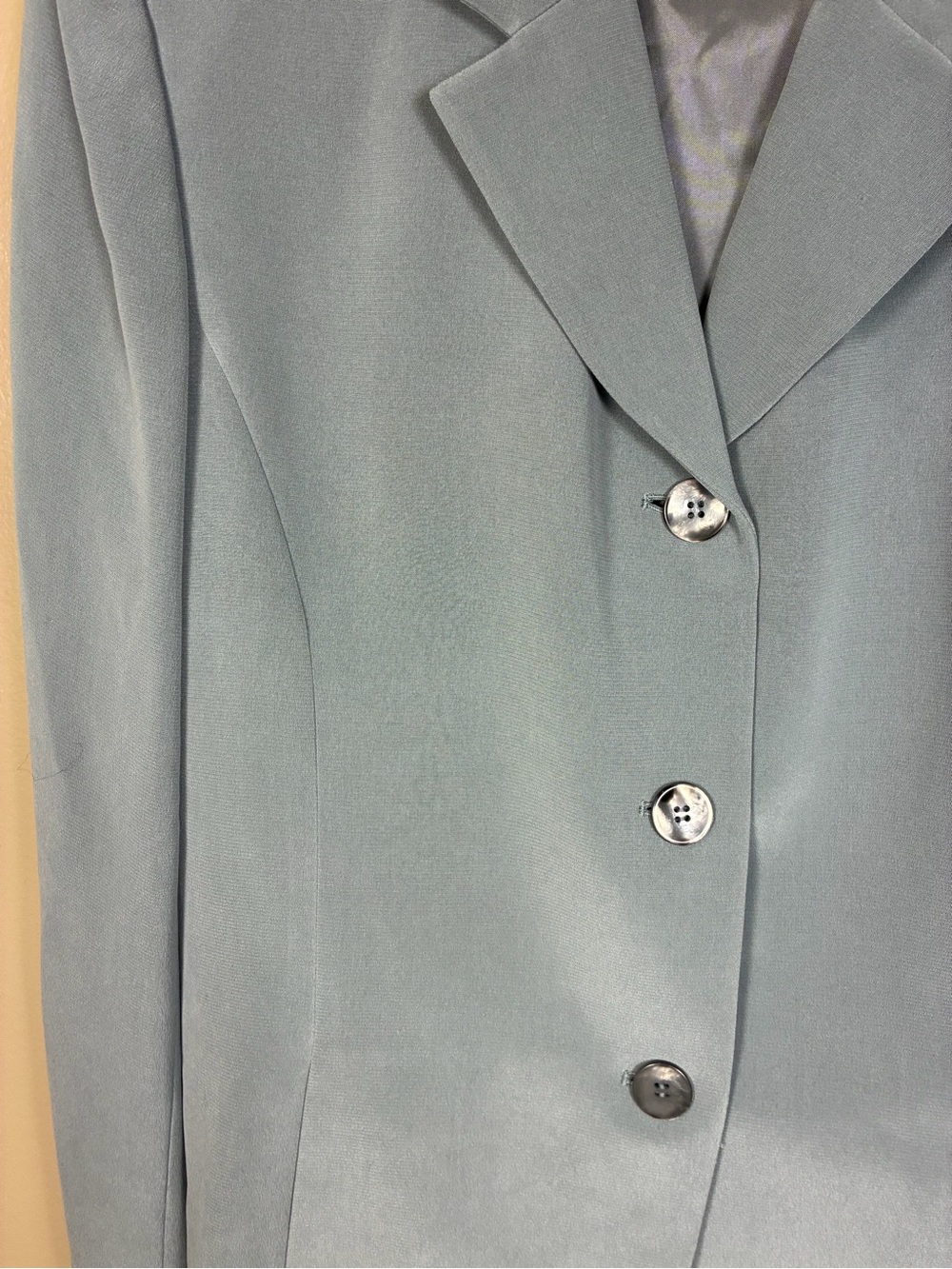 VTG 90s Jones New York 100% 2 Piece Set Suit Blazer Pants - Picture 5 of 14